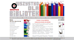 Desktop Screenshot of dlabibliotek.pl