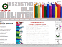 Tablet Screenshot of dlabibliotek.pl